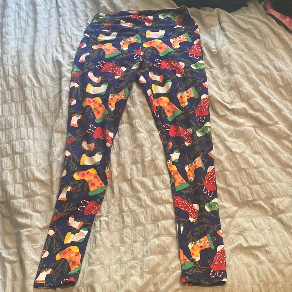 LuLaRoe Christmas Stocking Leggings